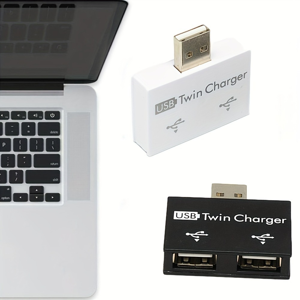 Laptop Accessories Gadgets - Répartiteur USB2.0 1 mâle à 2