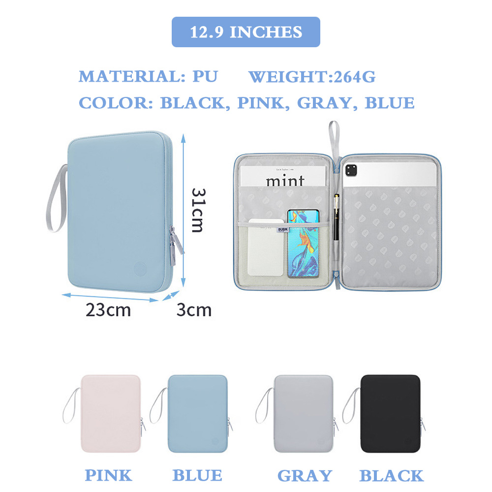 Laptop Accessories Sleeve - Housse multifonctionnelle en tissu imperméable pour