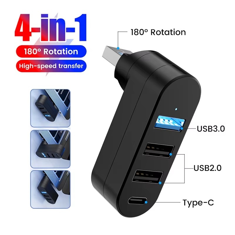 Laptop Accessories Gadgets - Hub USB 3.0 Mini Splitter Box