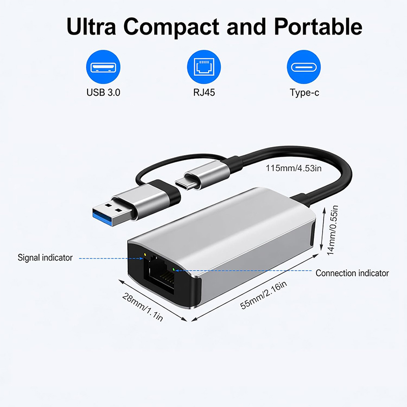 Adaptateur Ethernet LAN USB 3. - Laptop Accessories Gadgets avis et prix