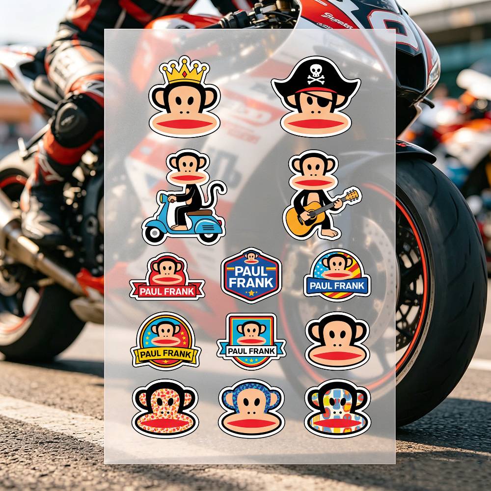 Autocollants de moto P-Paul F- - Laptop Accessories Brand avis et prix