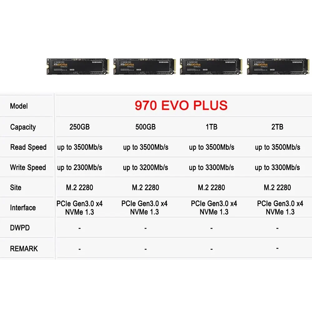 SAMSUNG 970 EVO Plus SSD MLC N - Samsung Ssd Evo 870 avis et prix