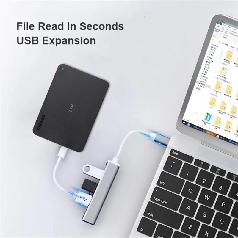 Hub d'extension Type-C 4 en 1, - Laptop Accessories Gadgets avis et prix