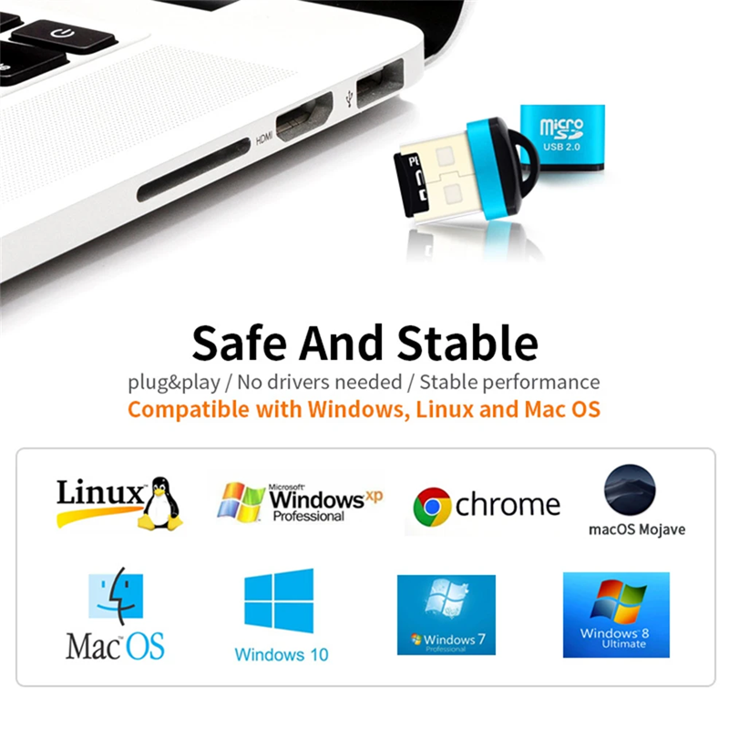Mini lecteur de carte mémoire  - Laptop Accessories Gadgets avis et prix