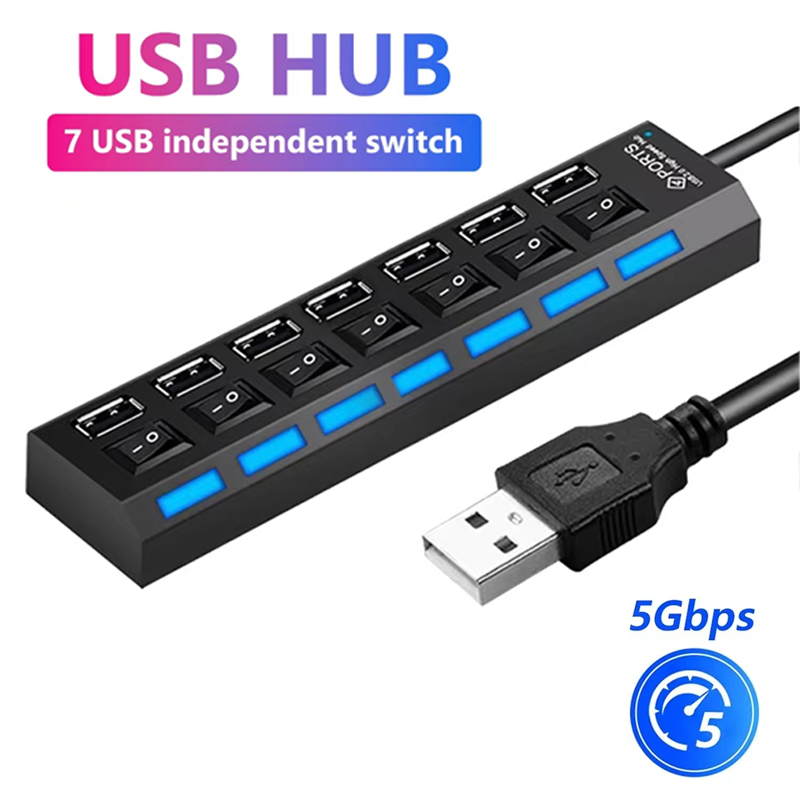 Répartiteur Hub USB 2.0 à 7 po - Laptop Office Accessories avis et prix