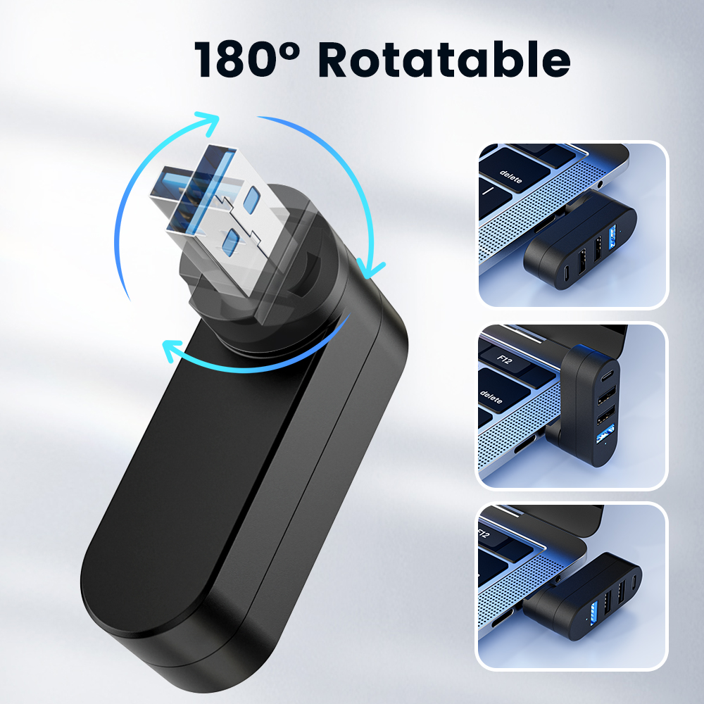Hub USB 3.0 Mini Splitter Box  - Laptop Accessories Gadgets avis et prix